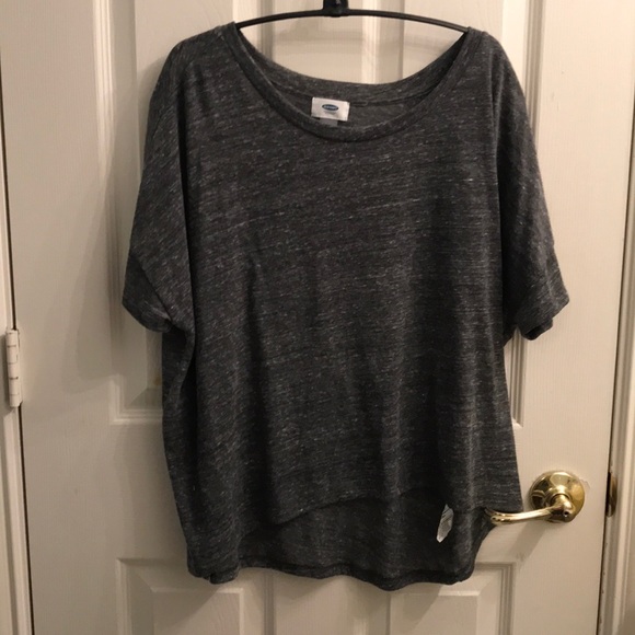 Gray Short Sleeve Top - Picture 1 of 3